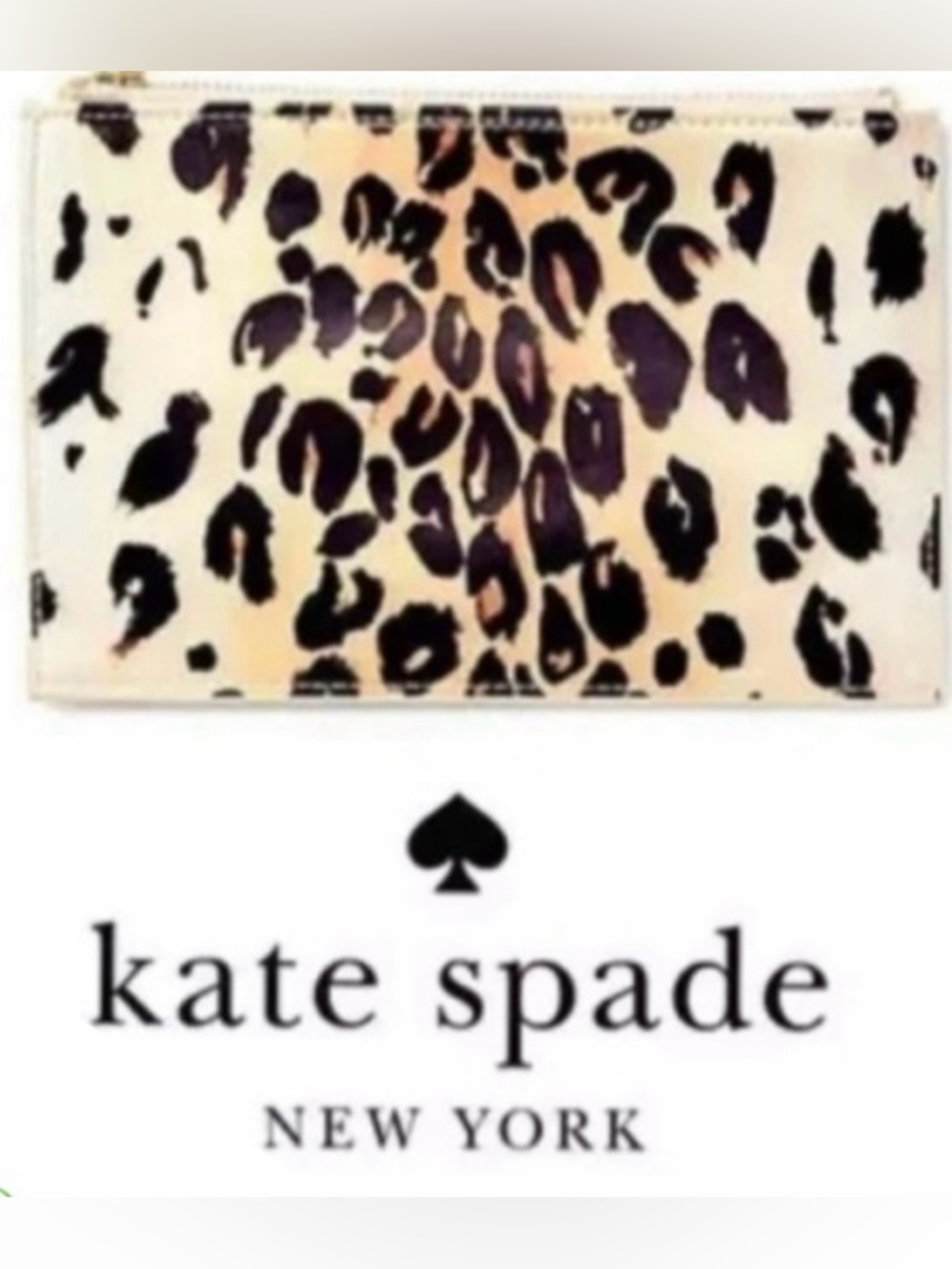 ✅ PRICE FIRM NEW Kate Spade Versatile Leopard Clutch/Pouch